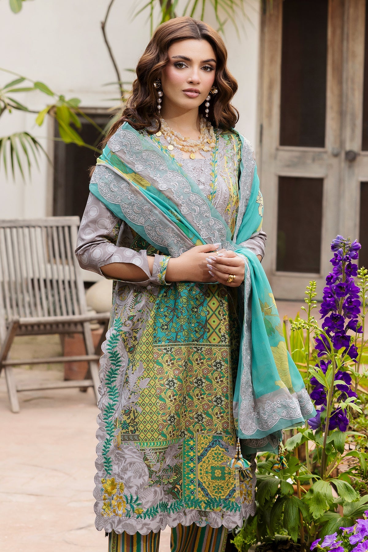 Charizma | Andaaz Unstitched Lawn VOL 1 | CAD6-06