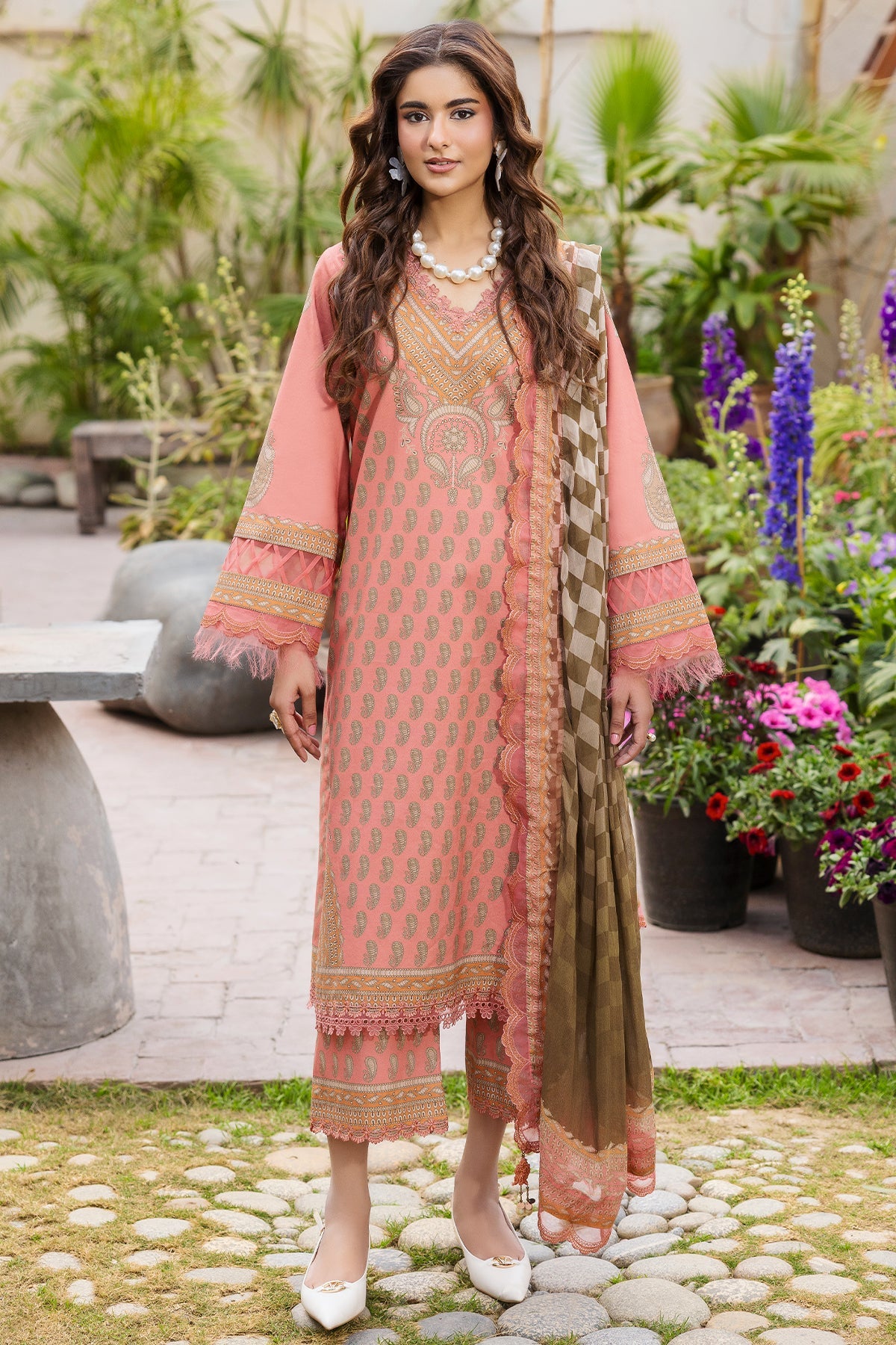 Charizma | Andaaz Unstitched Lawn VOL 1 | CAD6-07