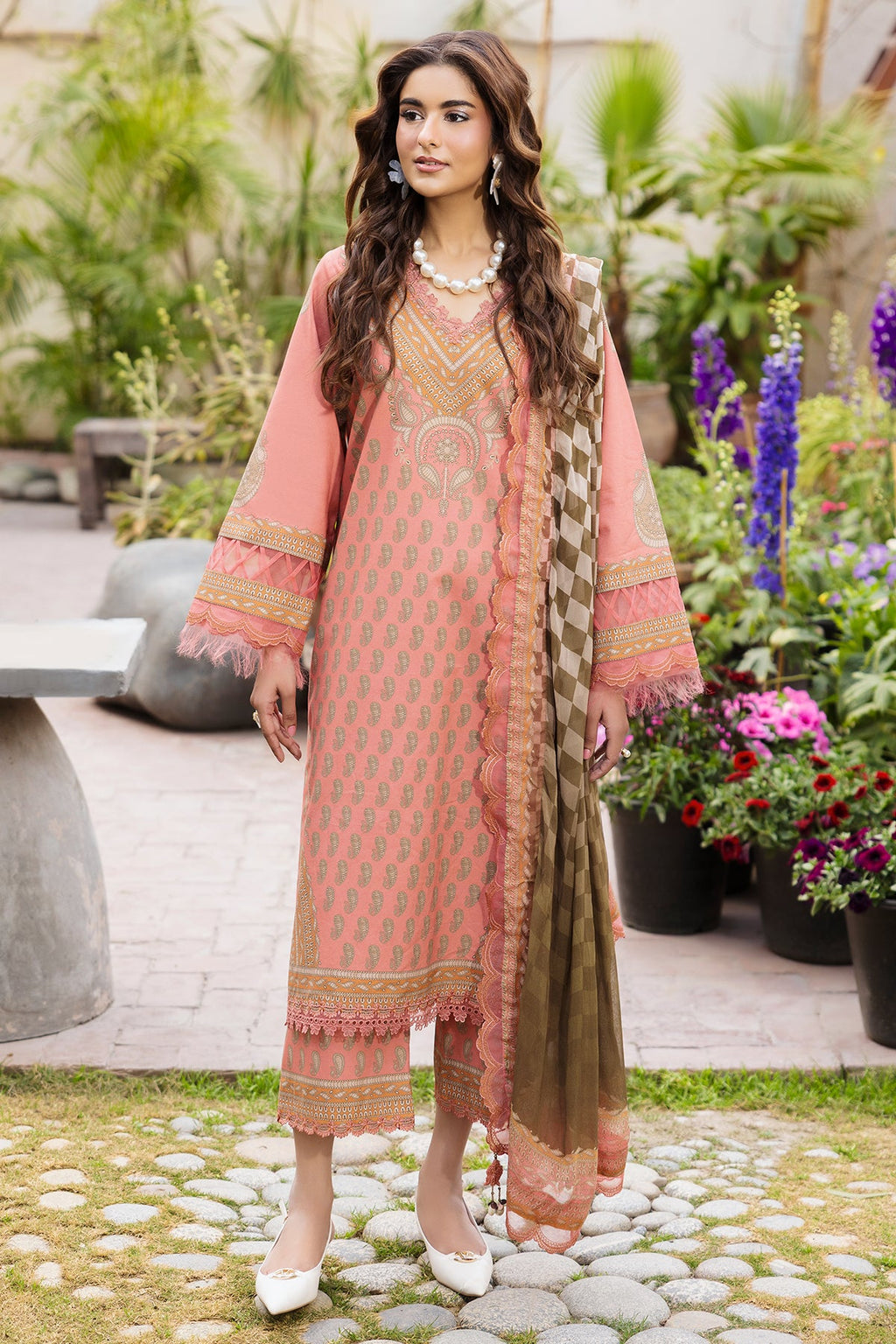 Charizma | Andaaz Unstitched Lawn VOL 1 | CAD6-07