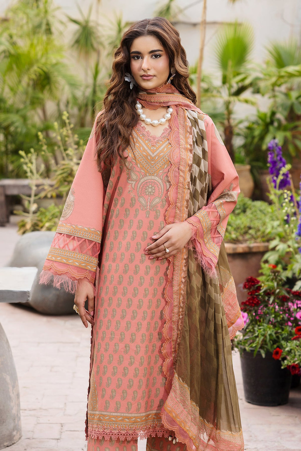 Charizma | Andaaz Unstitched Lawn VOL 1 | CAD6-07