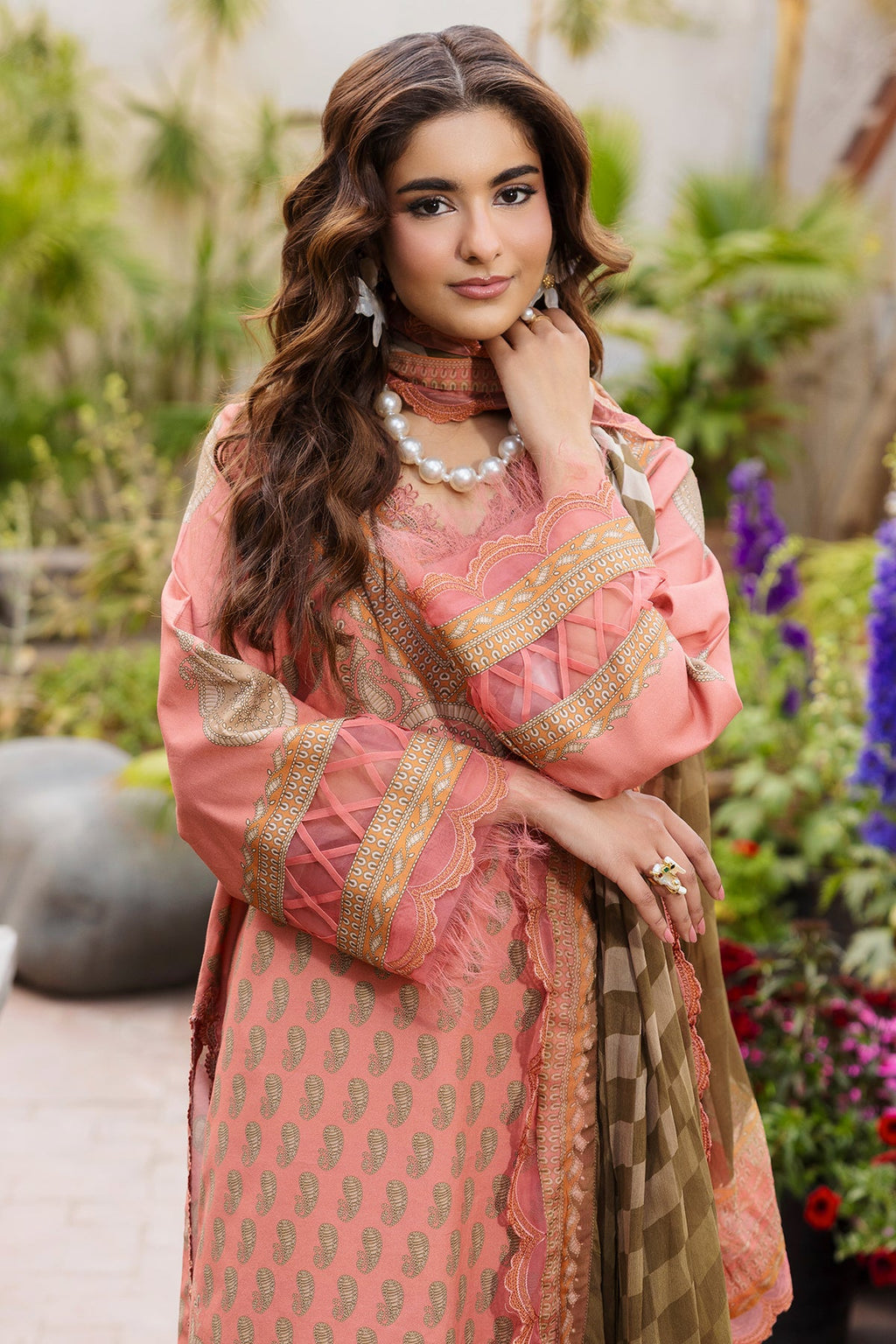 Charizma | Andaaz Unstitched Lawn VOL 1 | CAD6-07