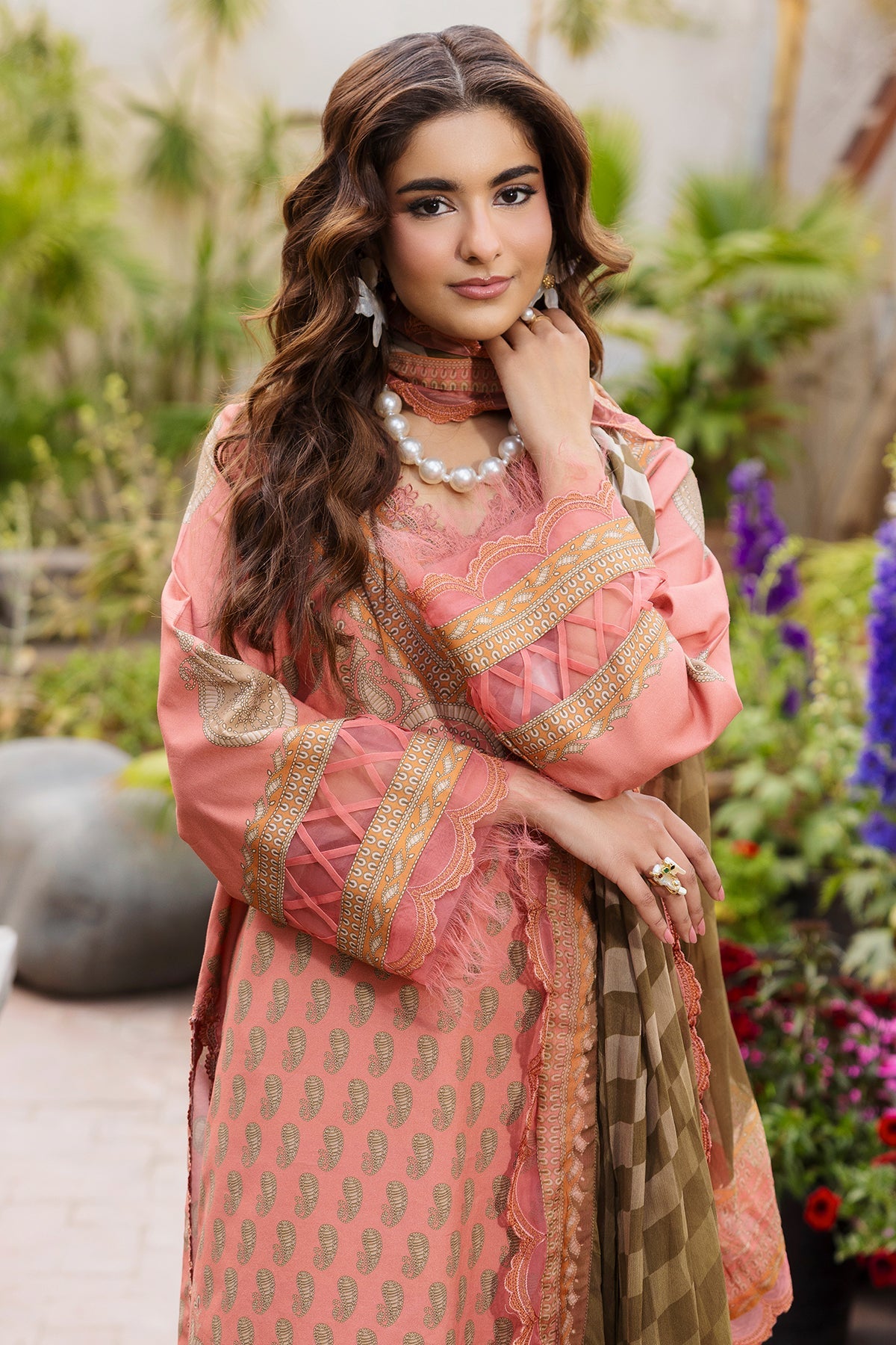 Charizma | Andaaz Unstitched Lawn VOL 1 | CAD6-07