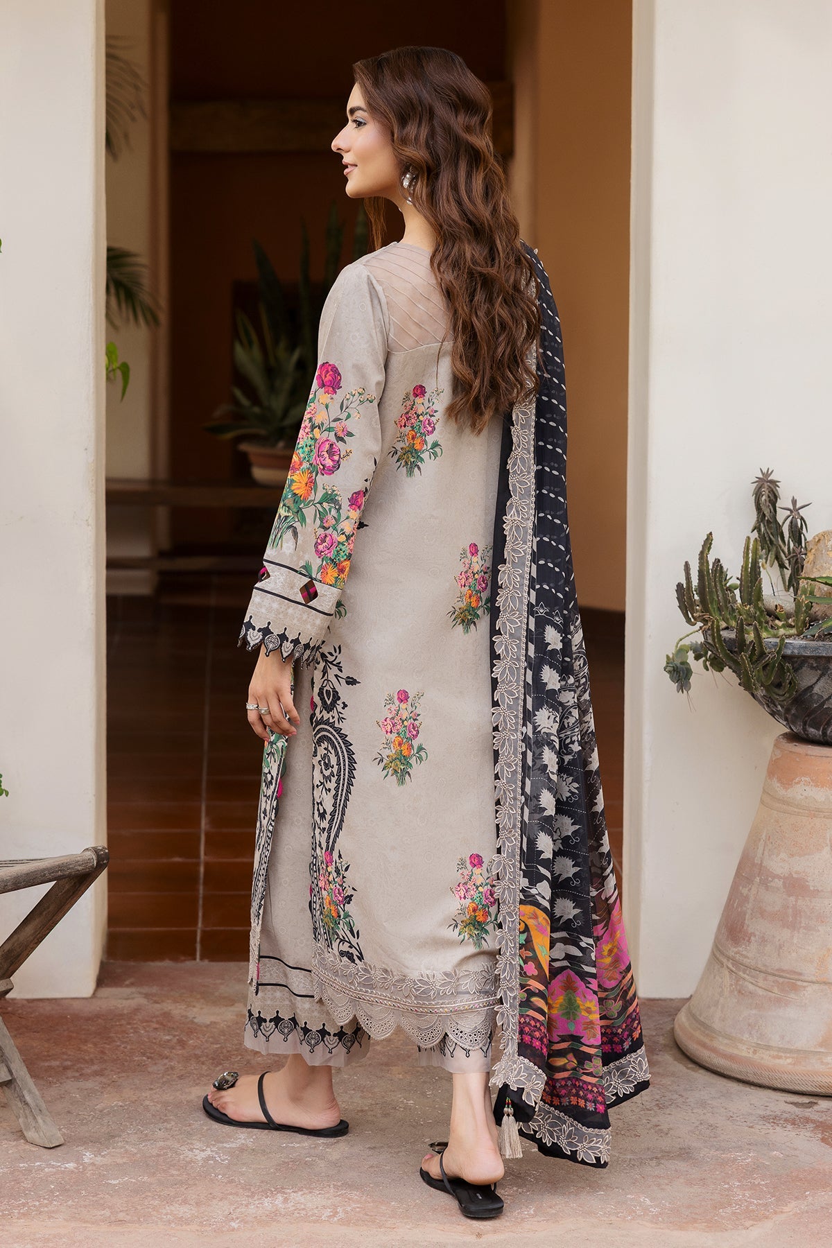 Charizma | Andaaz Unstitched Lawn VOL 1 | CAD6-08