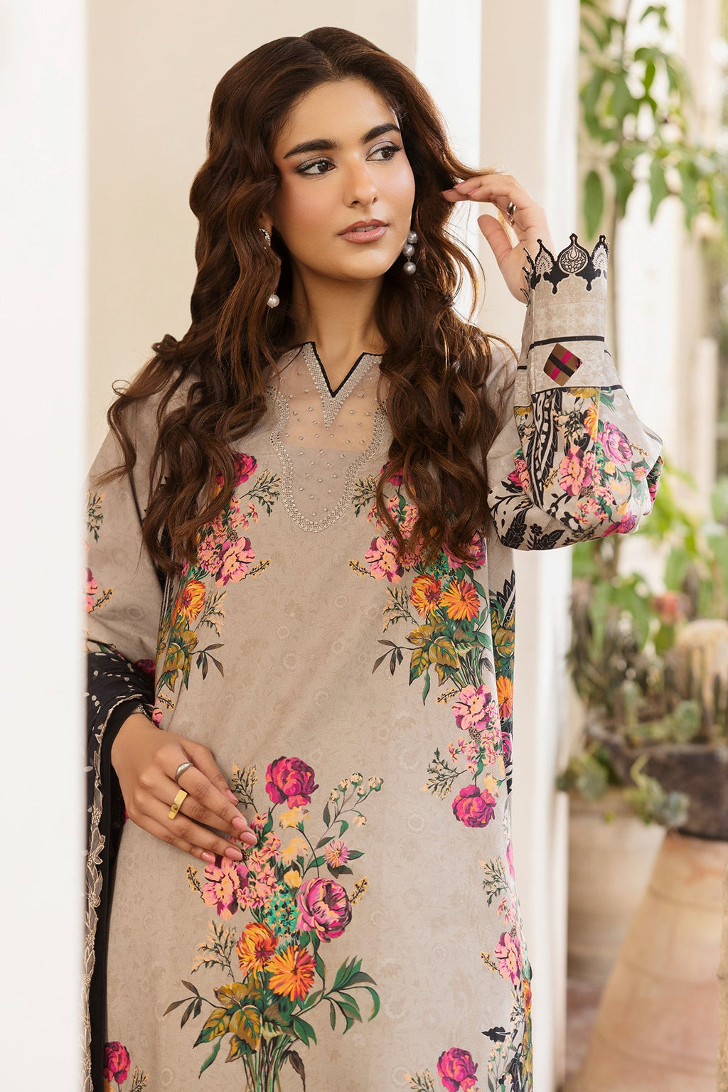 Charizma | Andaaz Unstitched Lawn VOL 1 | CAD6-08