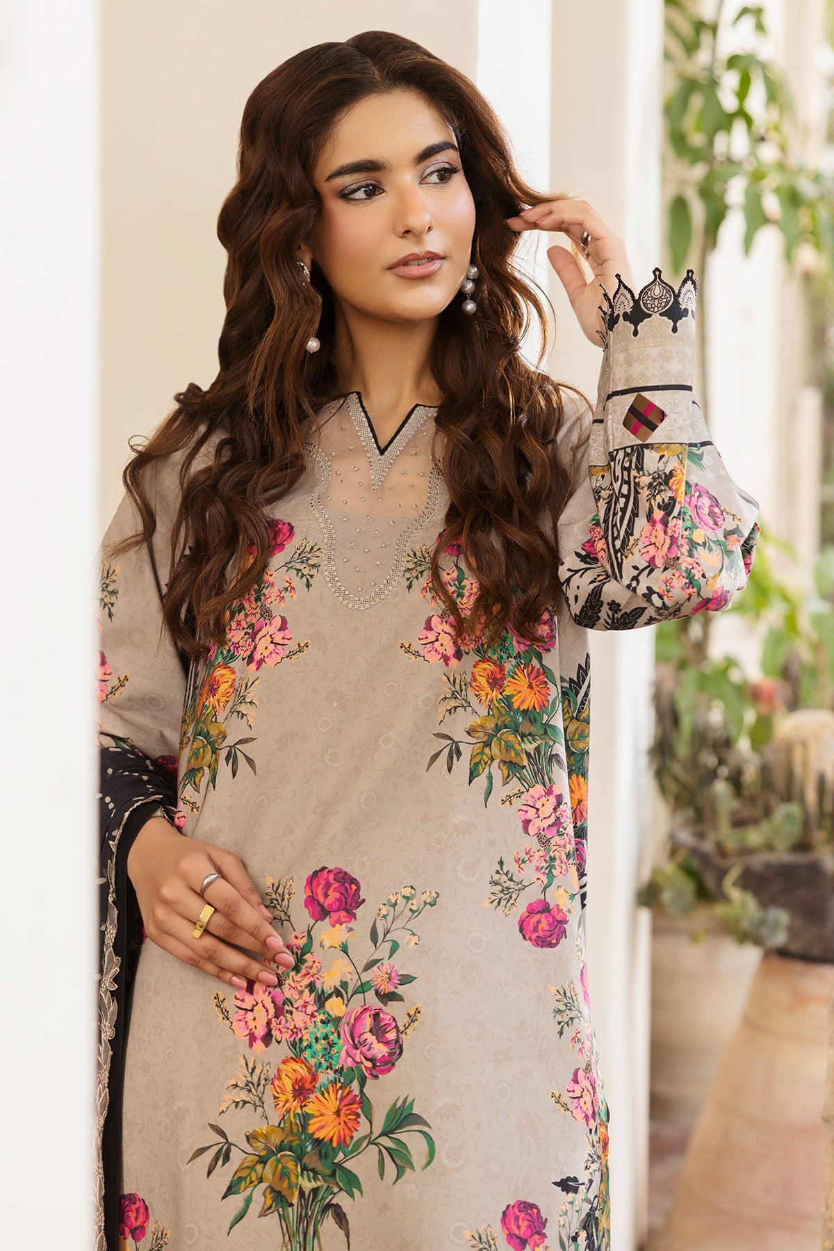 Charizma | Andaaz Unstitched Lawn VOL 1 | CAD6-08
