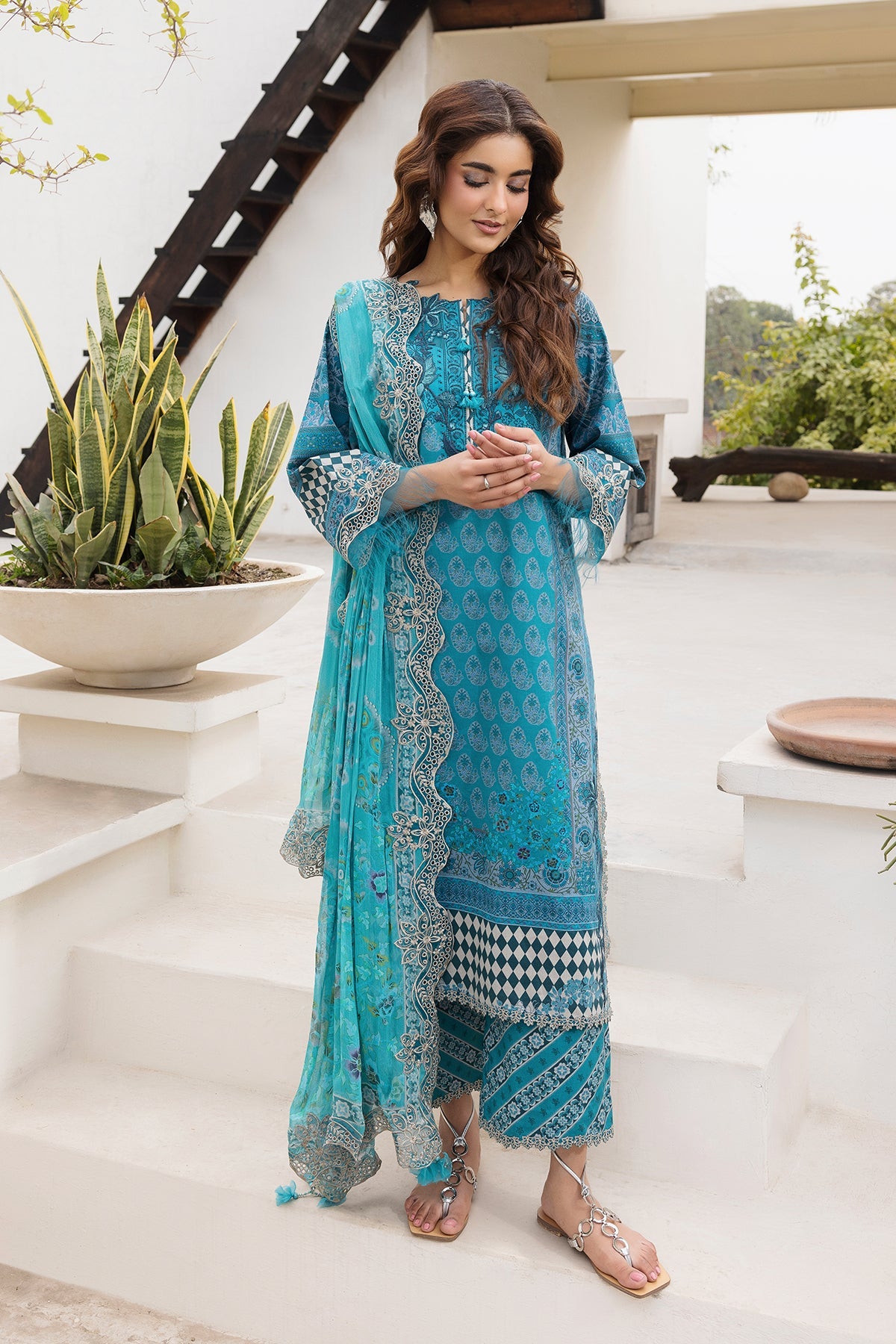 Charizma | Combination 3 Pcs Lawn VOL 3 | CC6-24