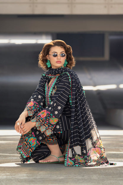 CHARIZMA | 3-PC Unstitched Embroidered Lawn Collection | AN6-09