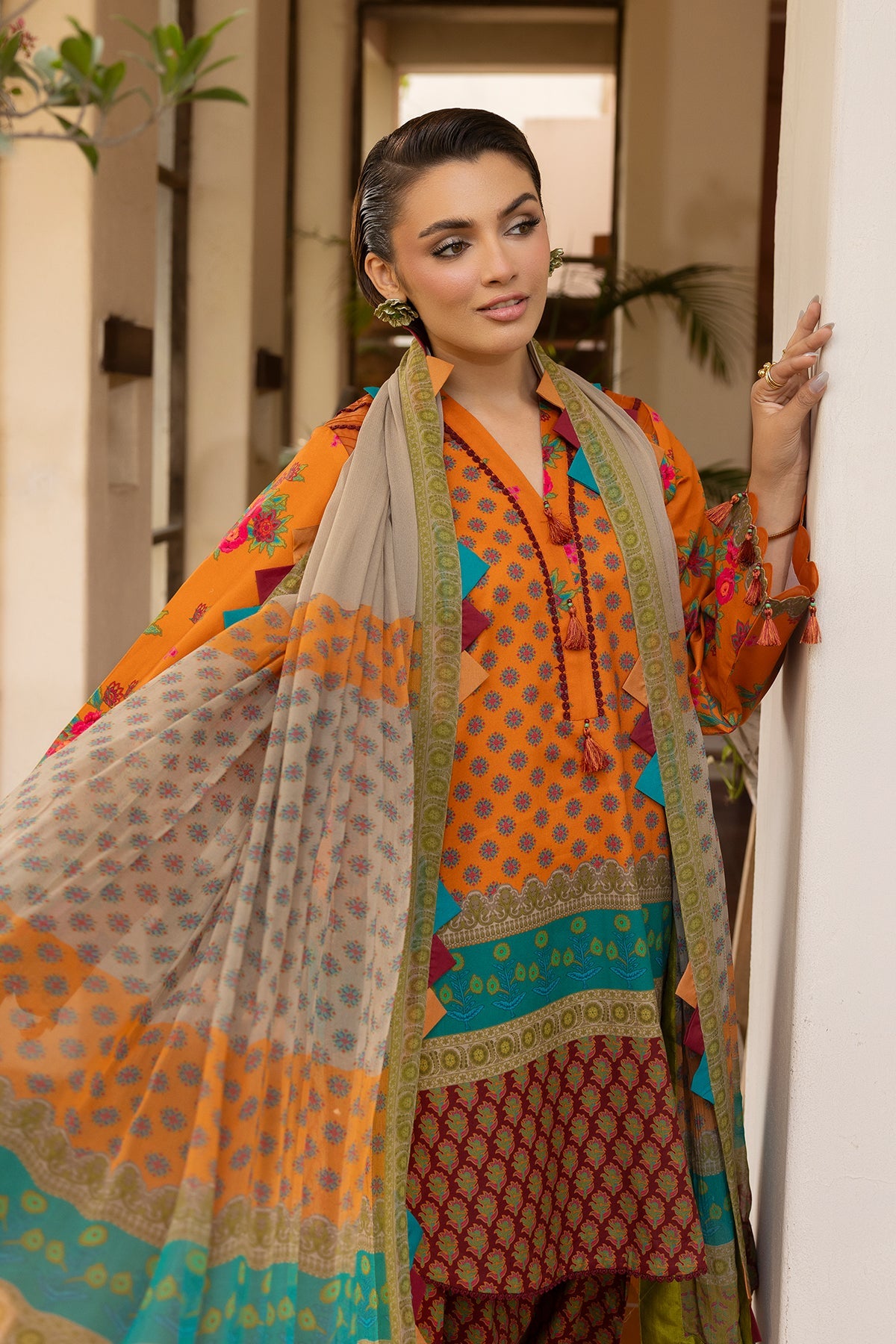 Charizma | C- Prints 3-PC Unstitched Lawn | CP6-01