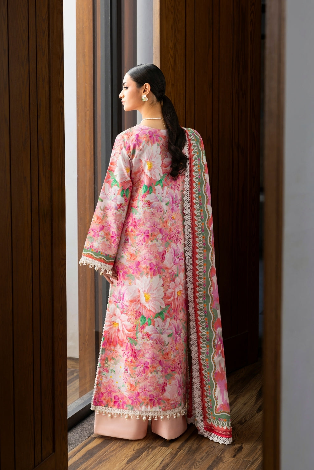 Naqsh | Midnight Meadow Lawn | Peony