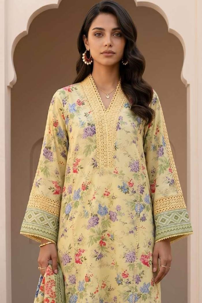 Zellbury | 3 Pc Printed Lawn | 38106