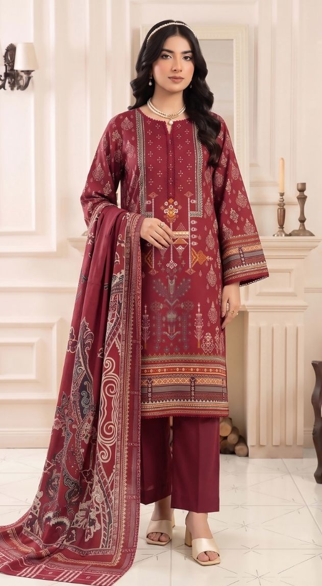 Fatima Maryam | Eshmaal Printed Lawn | FM-E-36