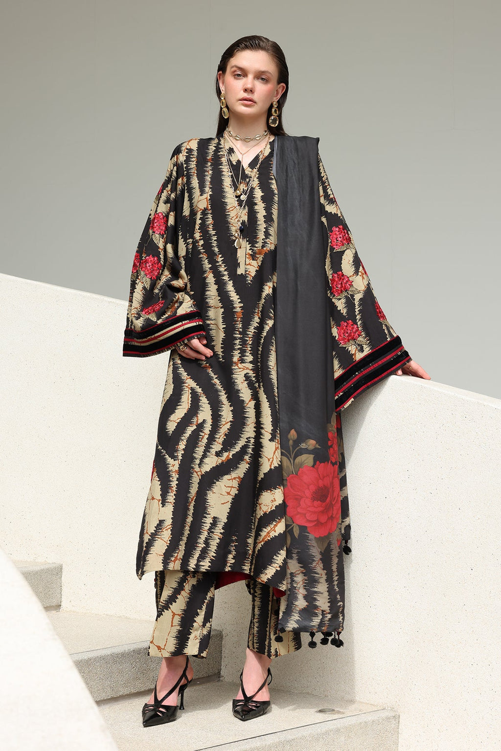 Baroque | Digital Printed Viscose Winter | SF-4560