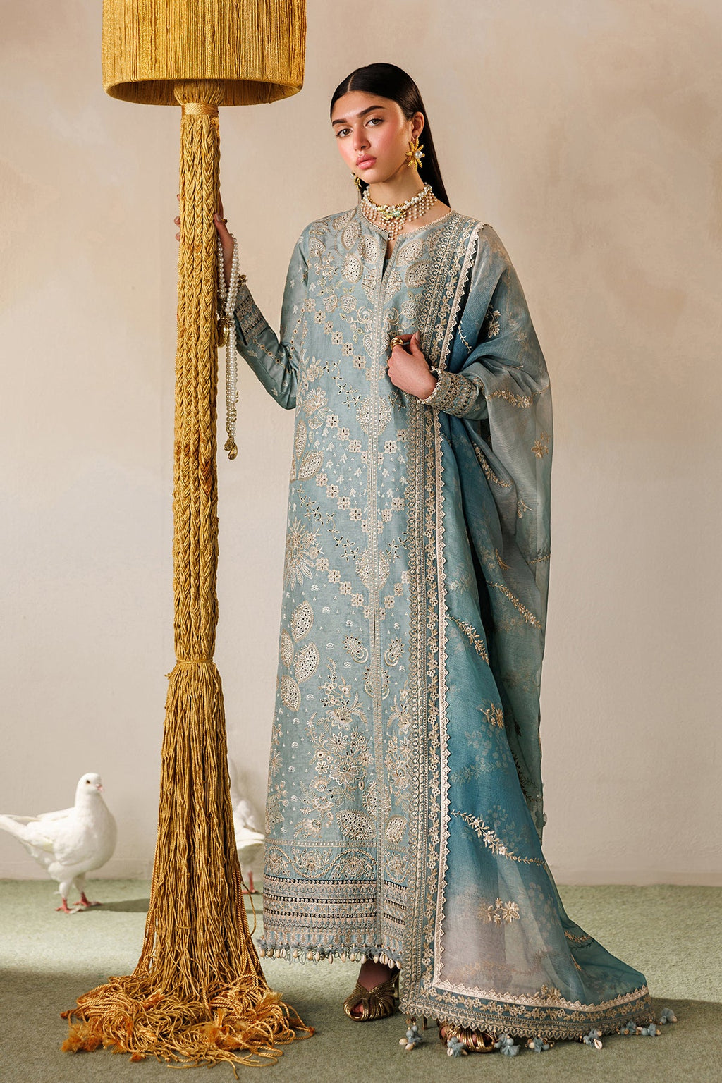 BAROQUE |EMBROIDERED LAWN | EL26-D01
