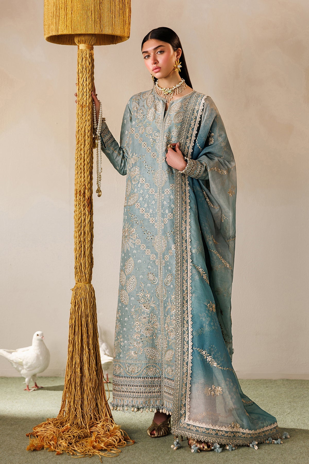 BAROQUE |EMBROIDERED LAWN | EL26-D01