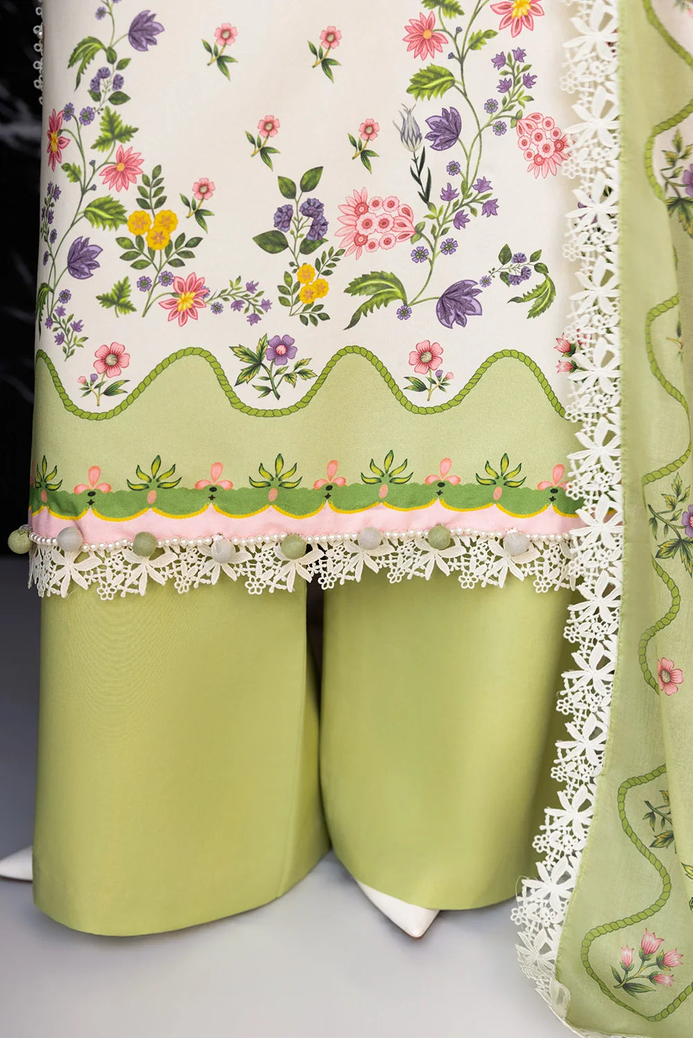Naqsh | The Breeze Edit Lawn | Sage Serenity