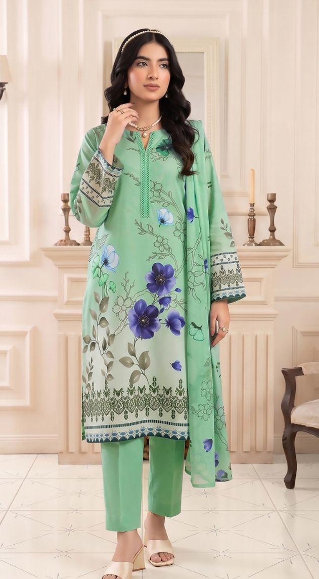 Fatima Maryam | Eshmaal Printed Lawn | FM-E-37