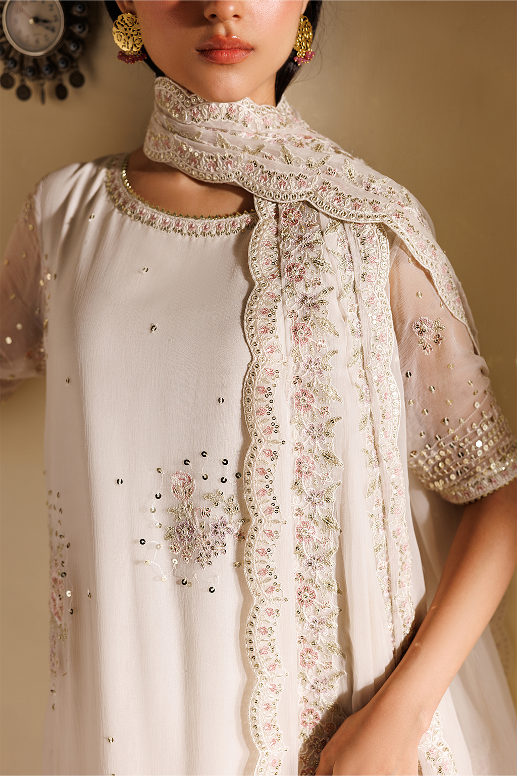 Iznik | Semi Formals - Embroidered Chiffon | CC-98