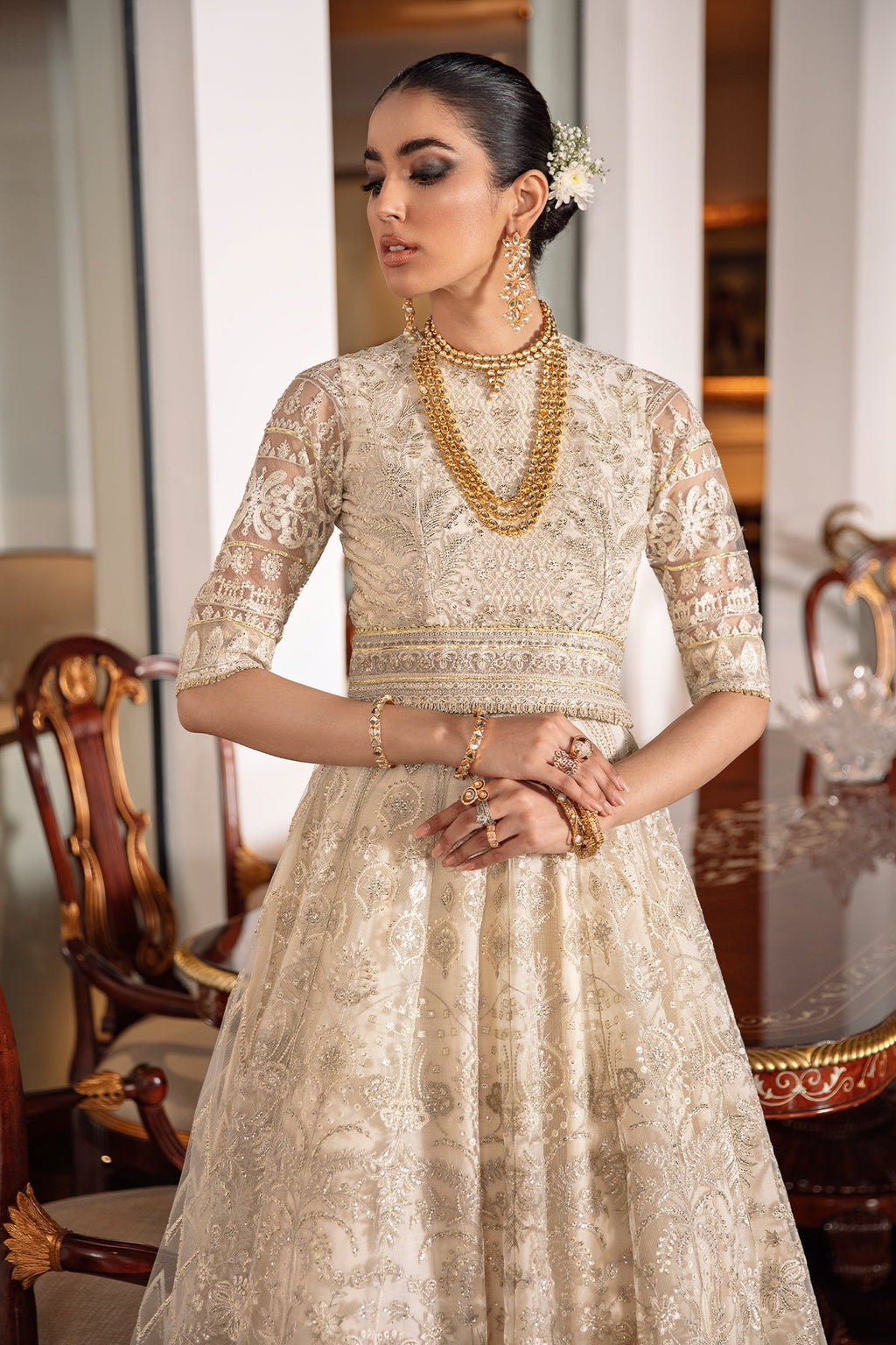 Baroque | EMBROIDERED NET | CH09-05