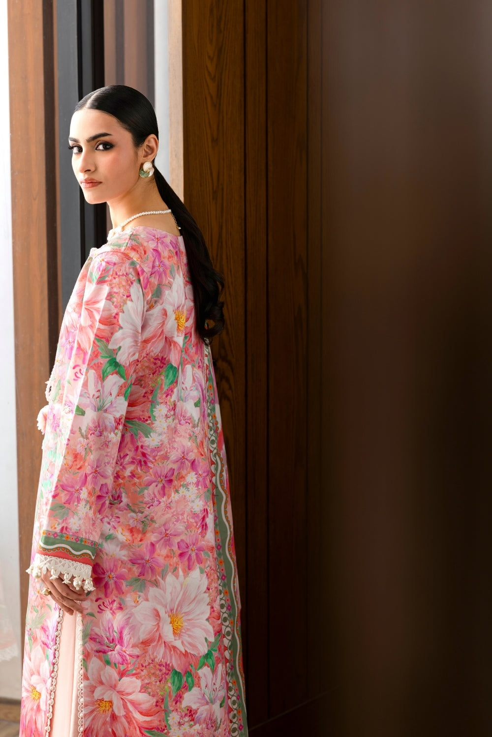 Naqsh | Midnight Meadow Lawn | Peony