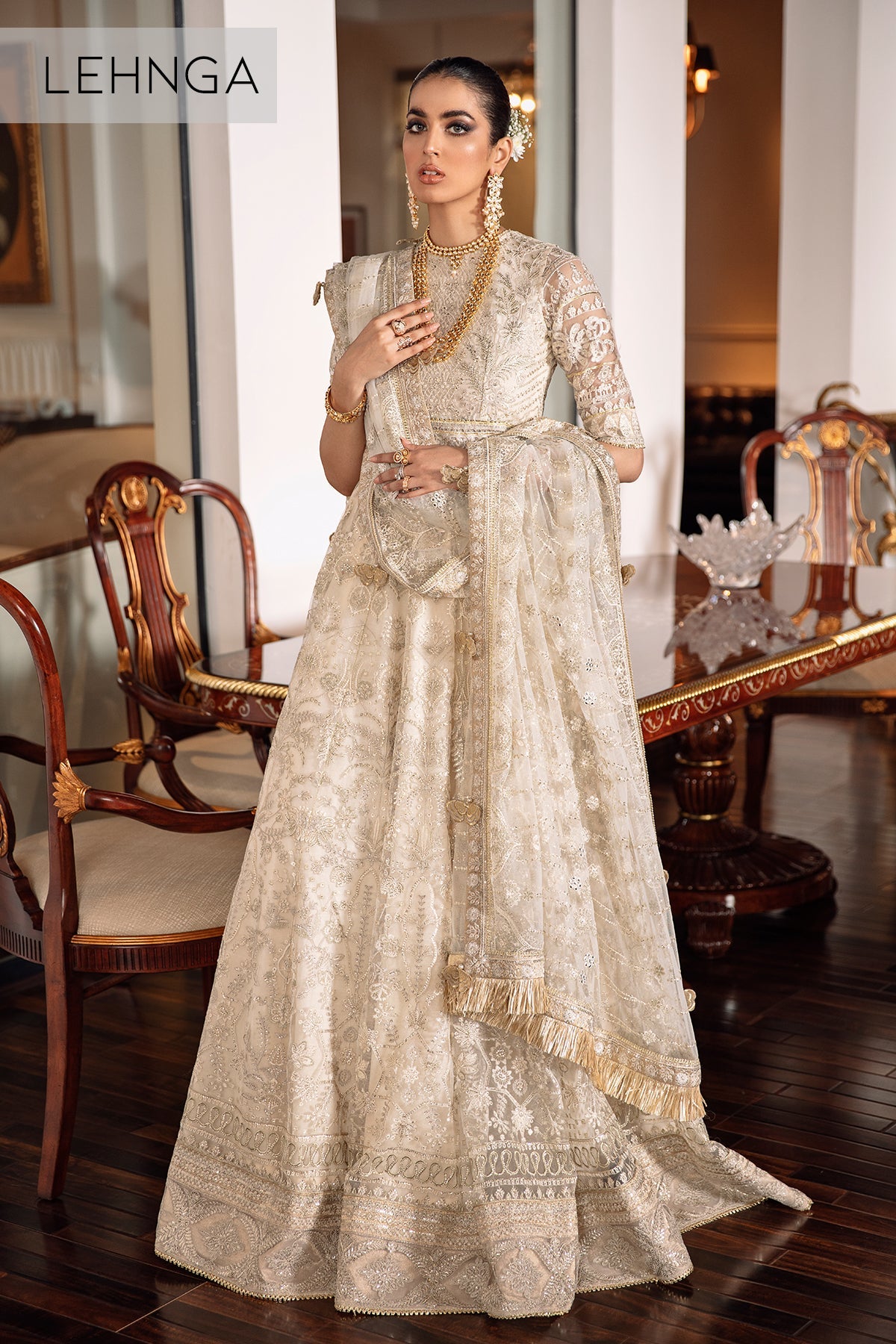 Baroque | EMBROIDERED NET | CH09-05