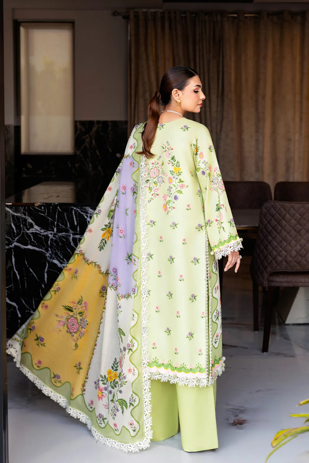 Naqsh | The Breeze Edit Lawn | Sage Serenity
