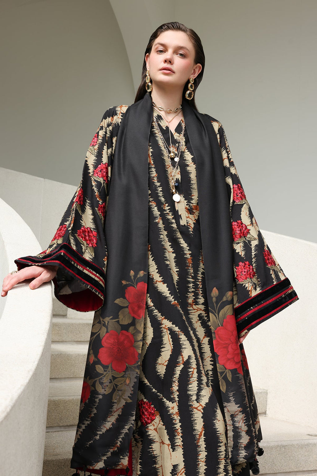 Baroque | Digital Printed Viscose Winter | SF-4560