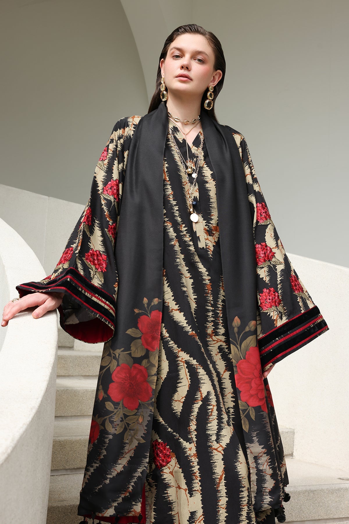 Baroque | Digital Printed Viscose Winter | SF-4560