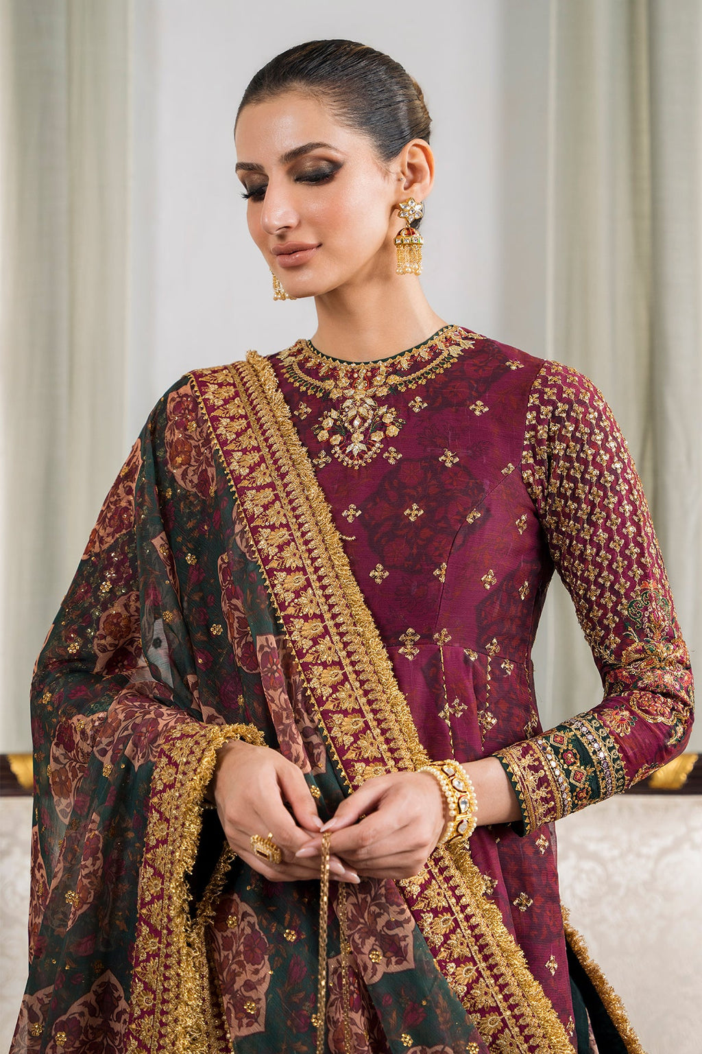 Baroque | EMBROIDERED CHIFFON | CH12-03