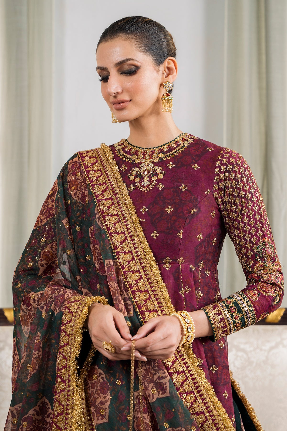 Baroque | EMBROIDERED CHIFFON | CH12-03