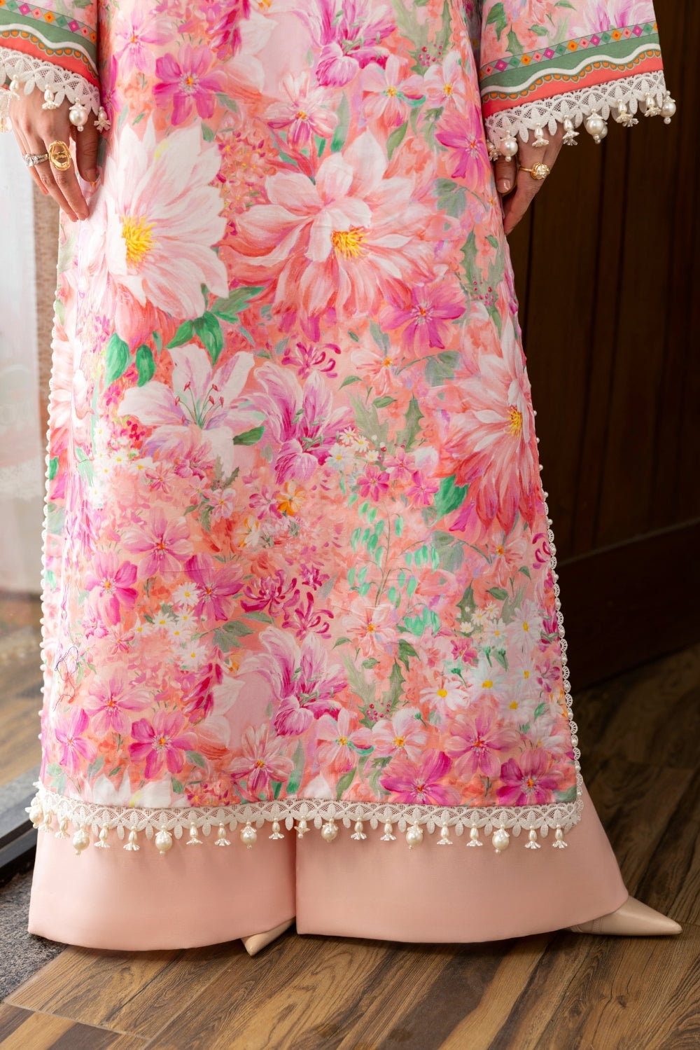 Naqsh | Midnight Meadow Lawn | Peony