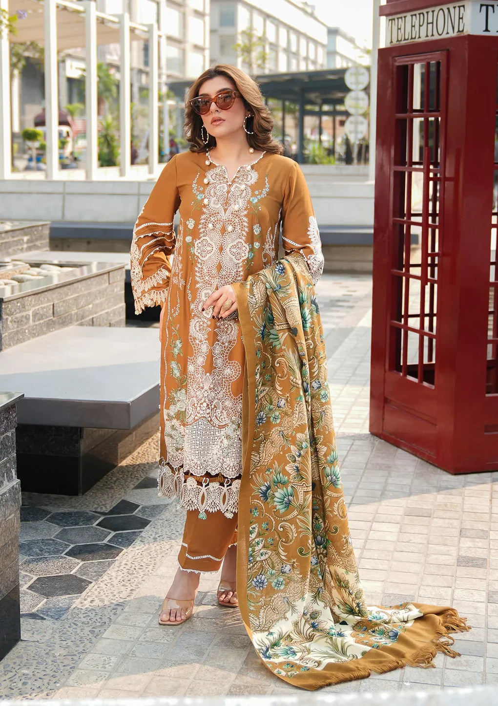 Elaf |  Embroidered Winter | Sunkissed Meadows