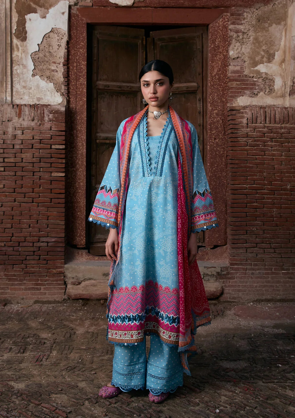 Kahf | Aangan Prints Chiffon '26 | Shabnam