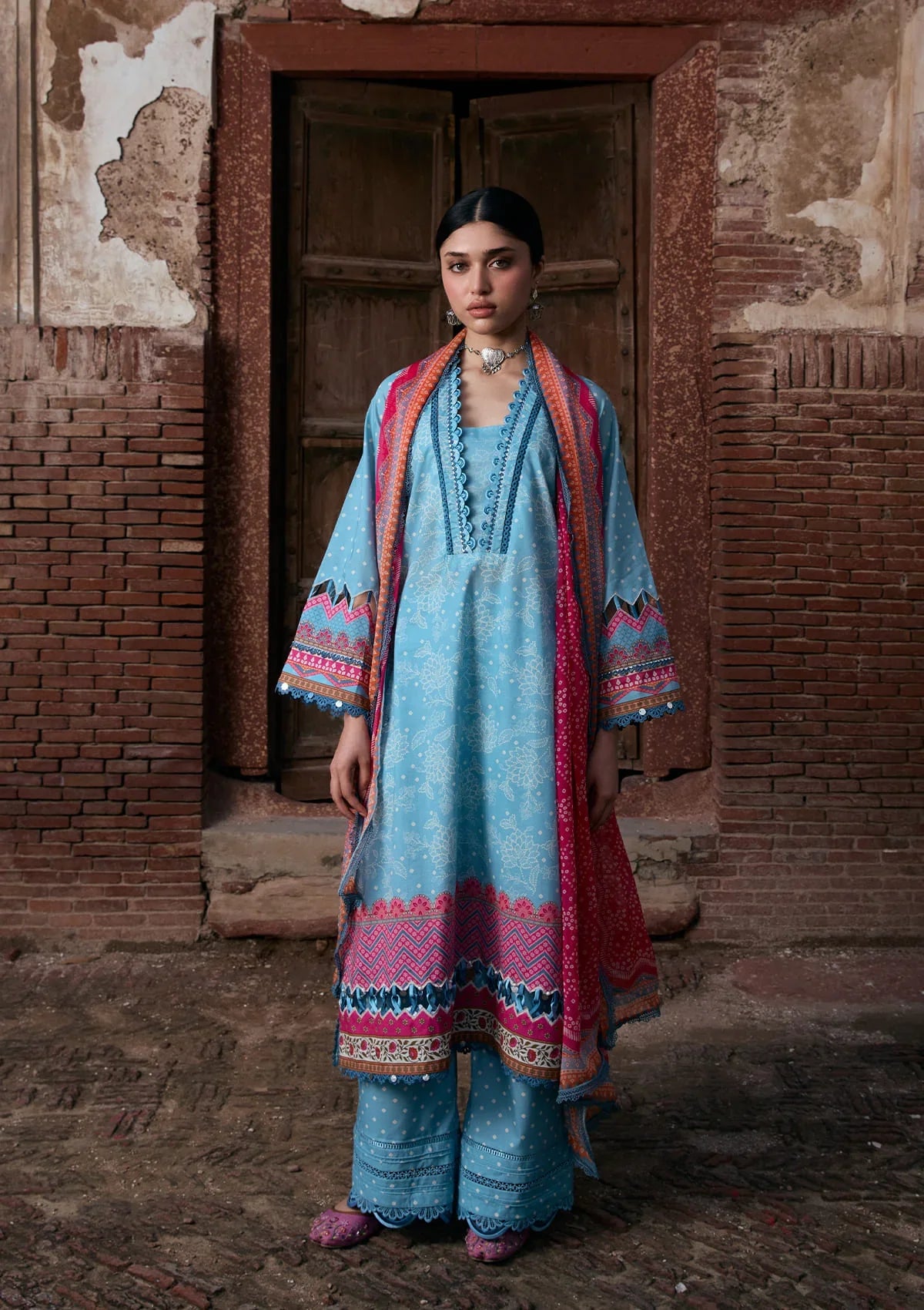 Kahf | Aangan Prints Chiffon '26 | Shabnam