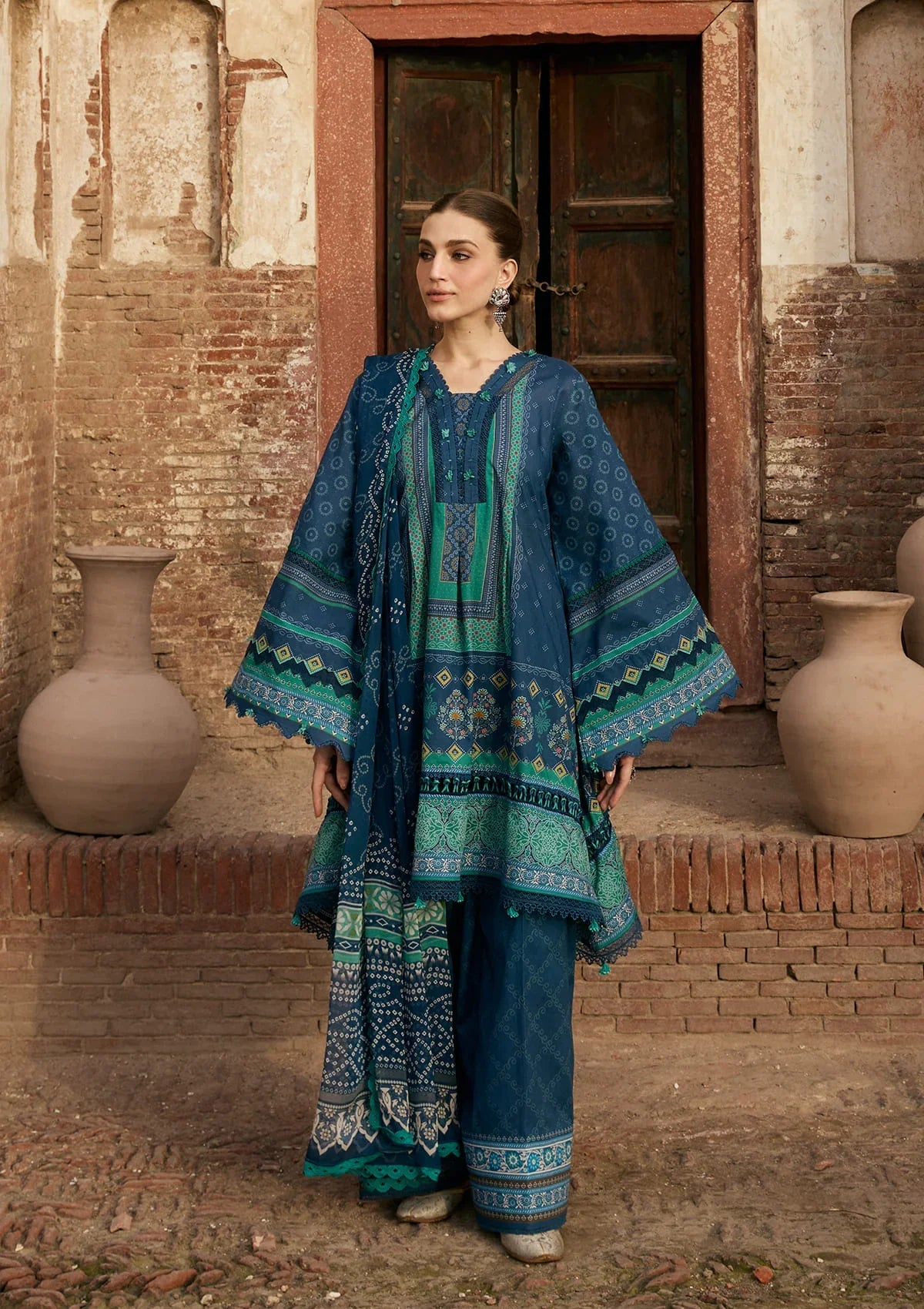Kahf | Aangan Prints Chiffon '26 | Sumbul