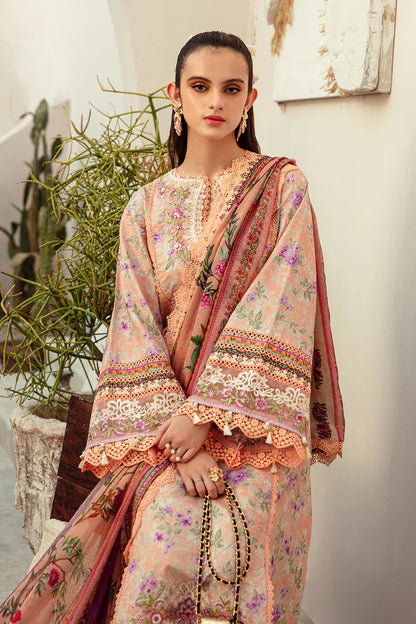 Alif | Lawn | CORAL BLUSH