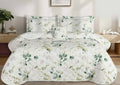 Feather | Gold - 5 Pcs Bed Spread | F-G-03