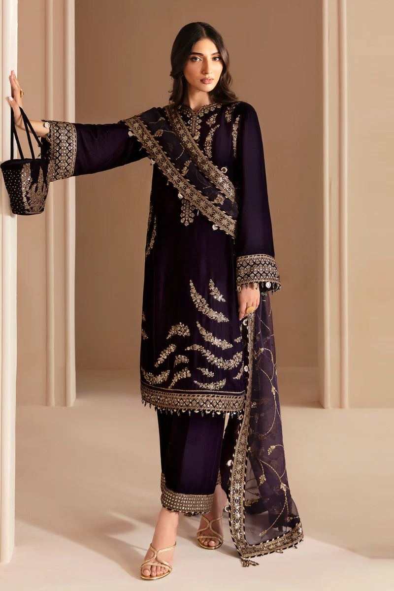 Jazmin | Embroidered Velvet | VF-2026
