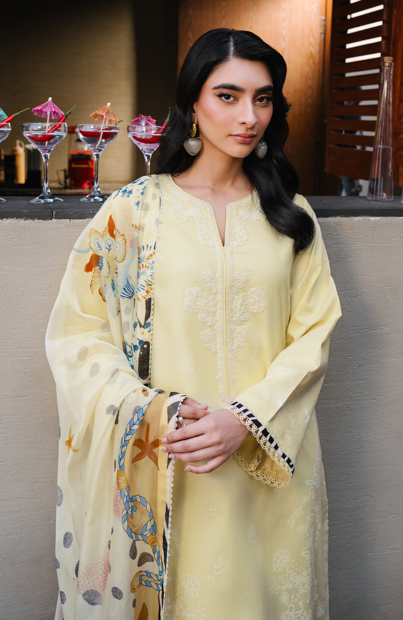 Seran | Afsanah - Unstitched Lawn | Sina