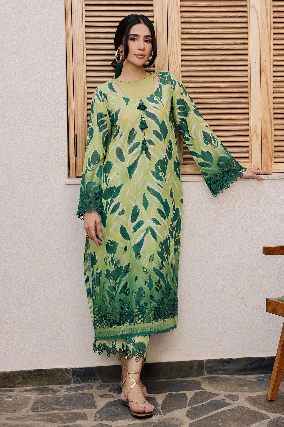 Nureh | Ballerina 2 Pc Unstitched | NU2-205