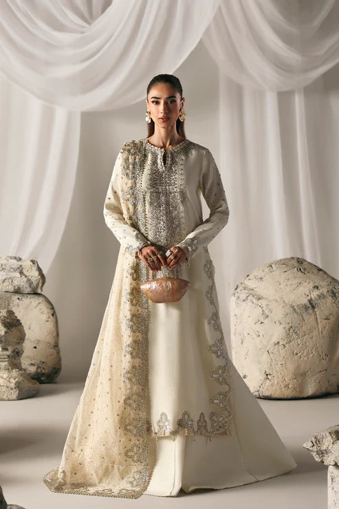 Emaan Adeel | Serein luxe silk | MISTY DAWN