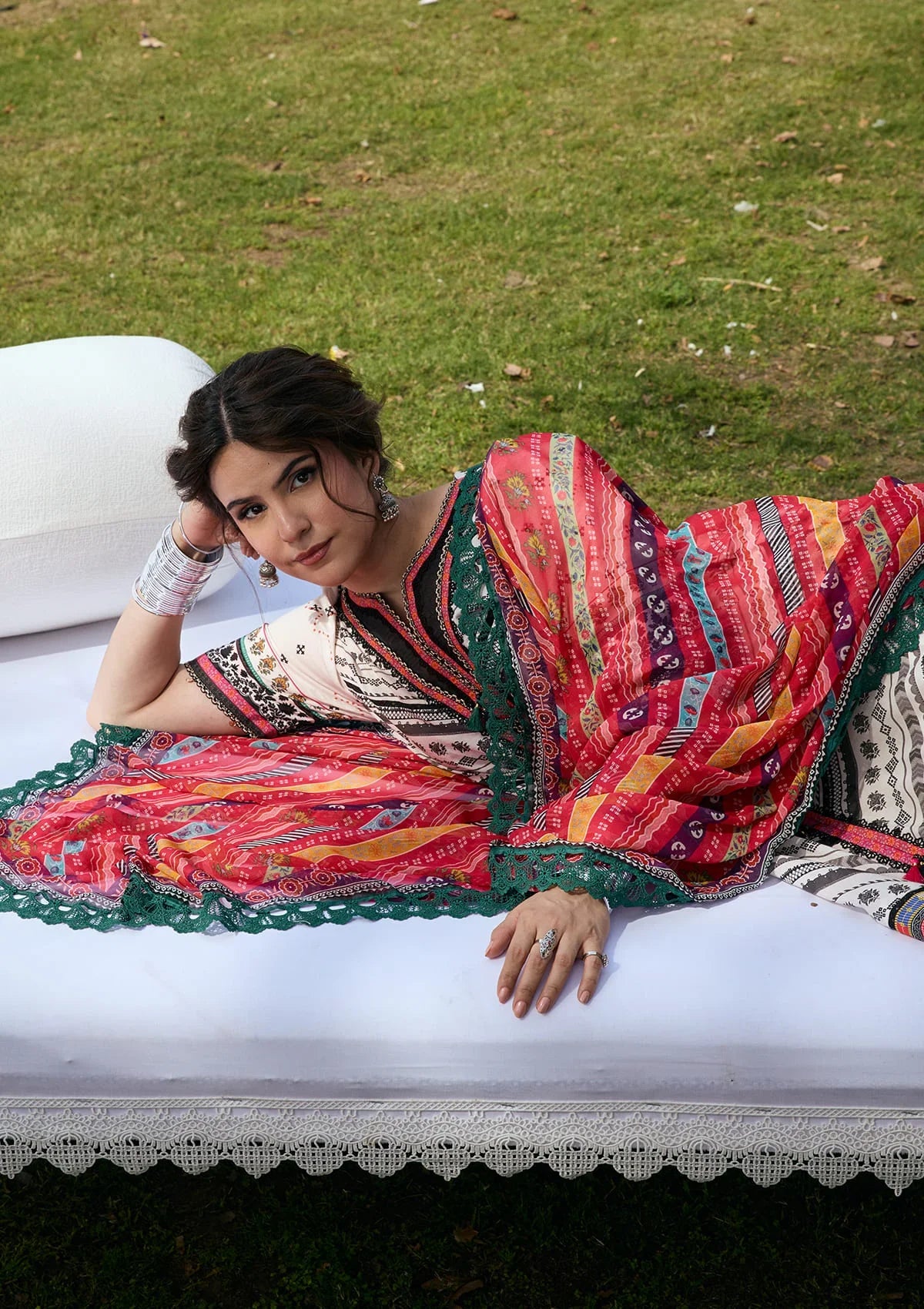 Kahf | Aangan Prints Chiffon '26 | Mehruba