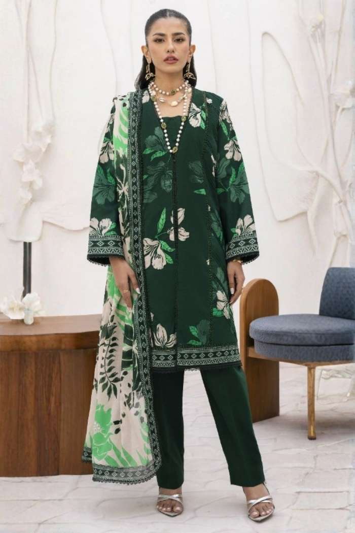 Yakin by Asifa | 3 Pc Unstitched | YBA-03