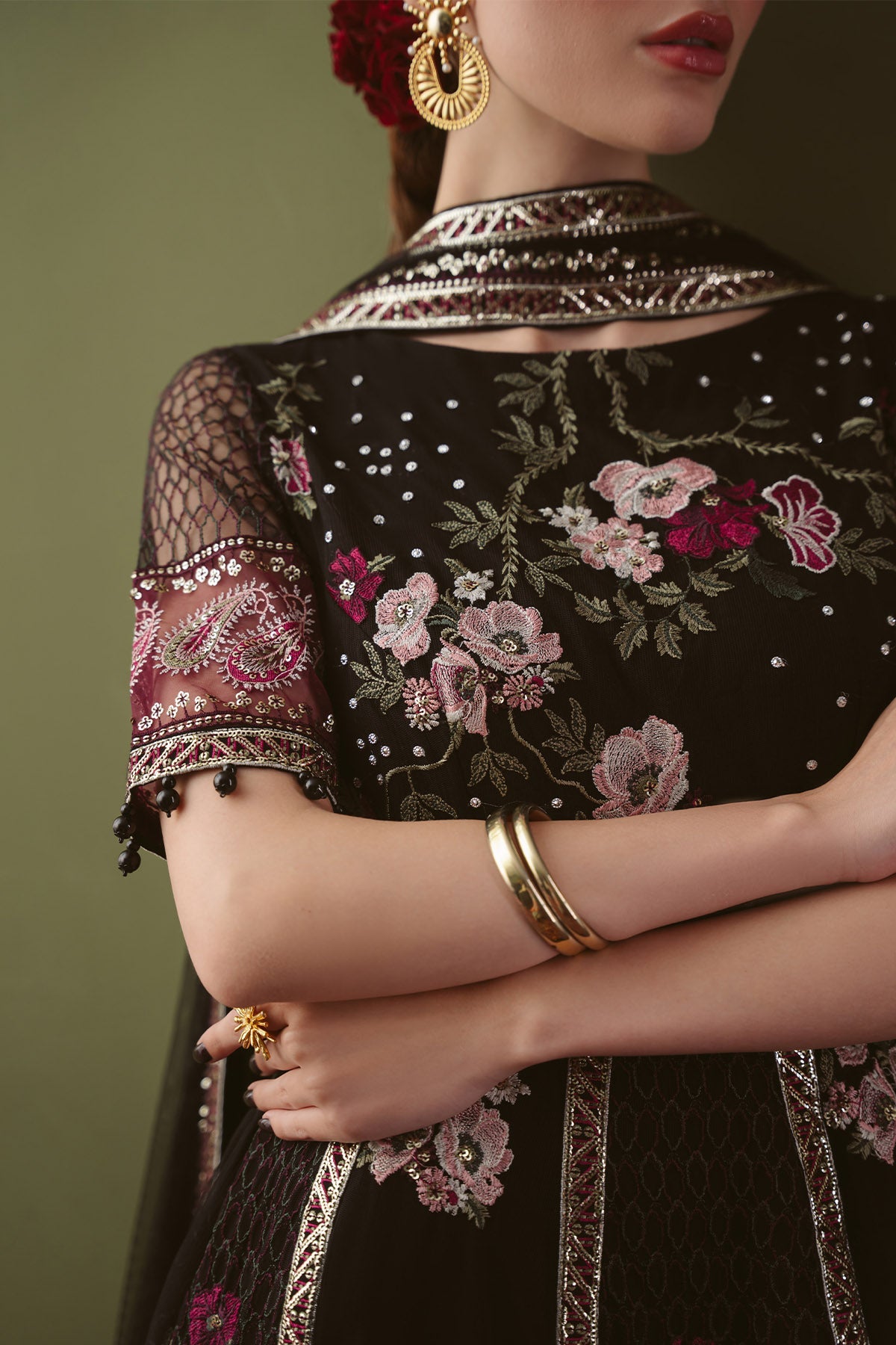 Nureh | Elaya Festive Chiffon | NEL-95A