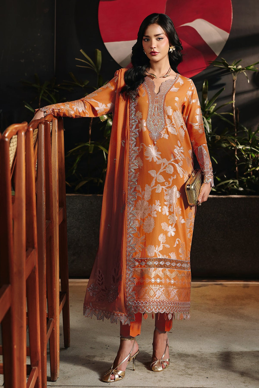 Nureh | Maya Embroidered Jacquared | NJ-109