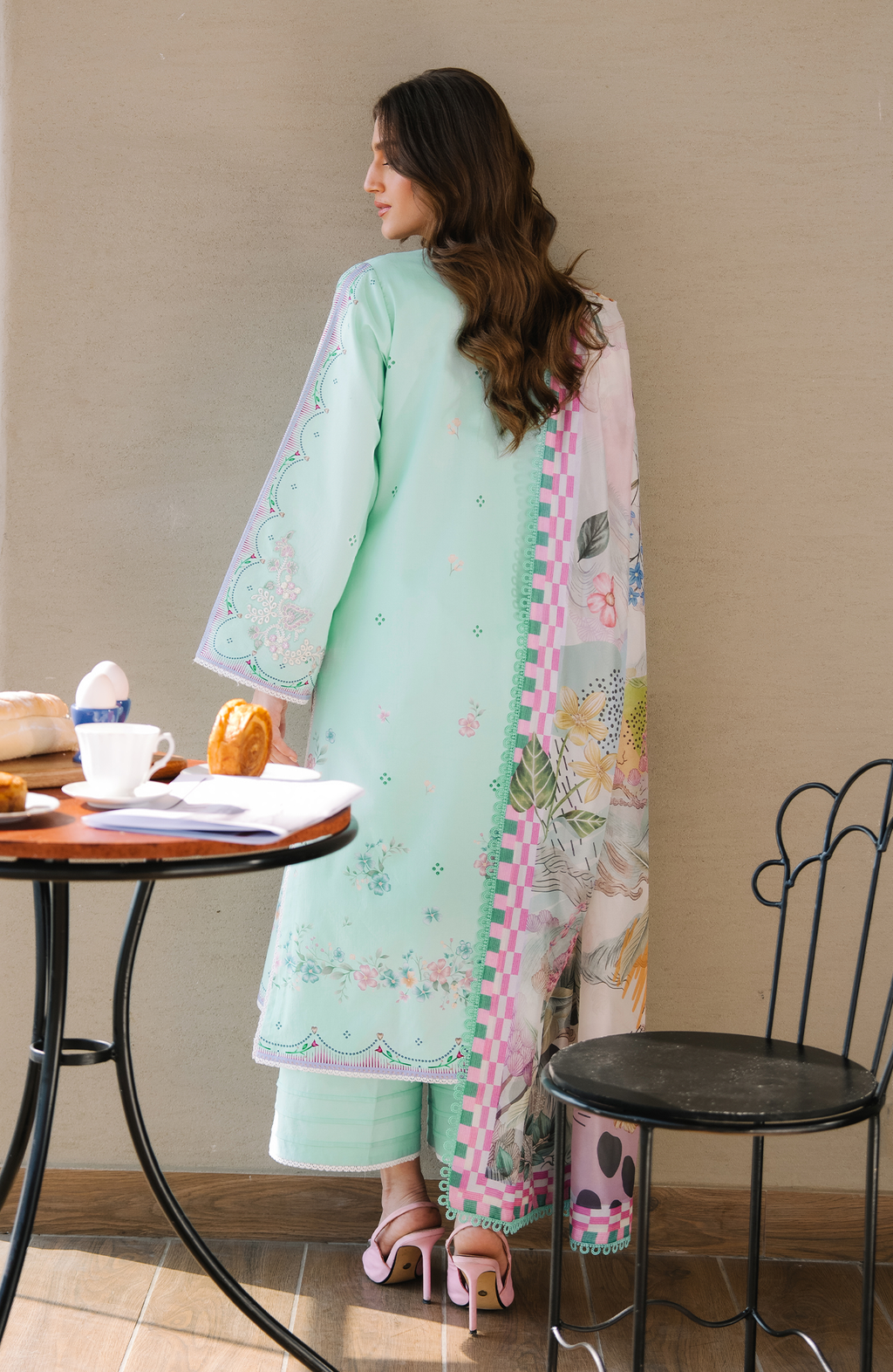 Seran | Afsanah - Unstitched Lawn | Elaya