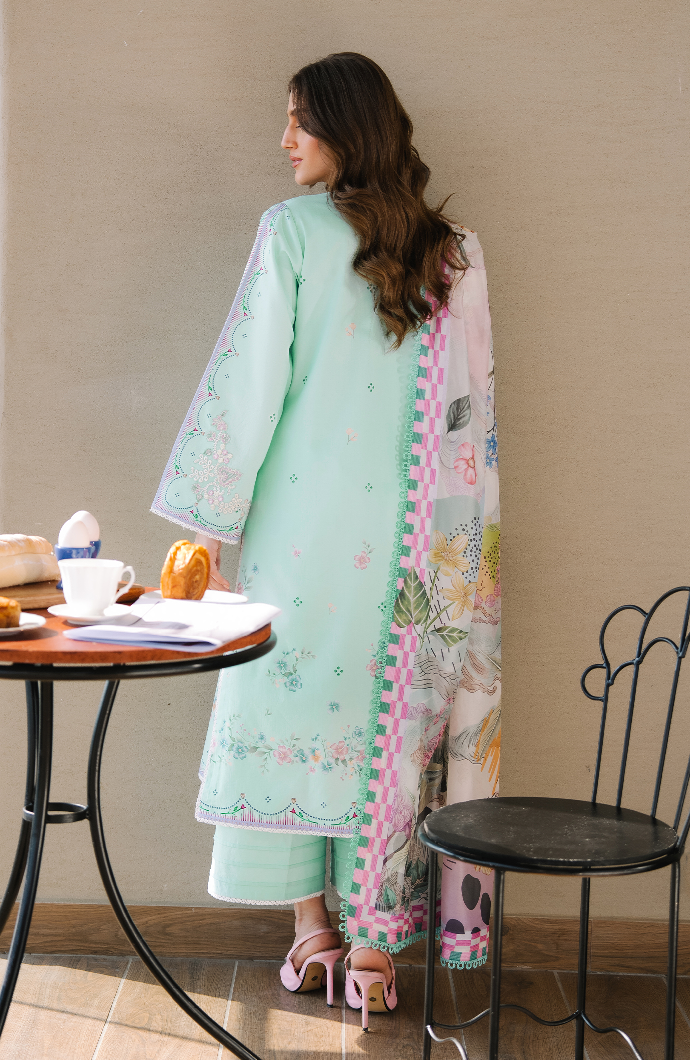 Seran | Afsanah - Unstitched Lawn | Elaya