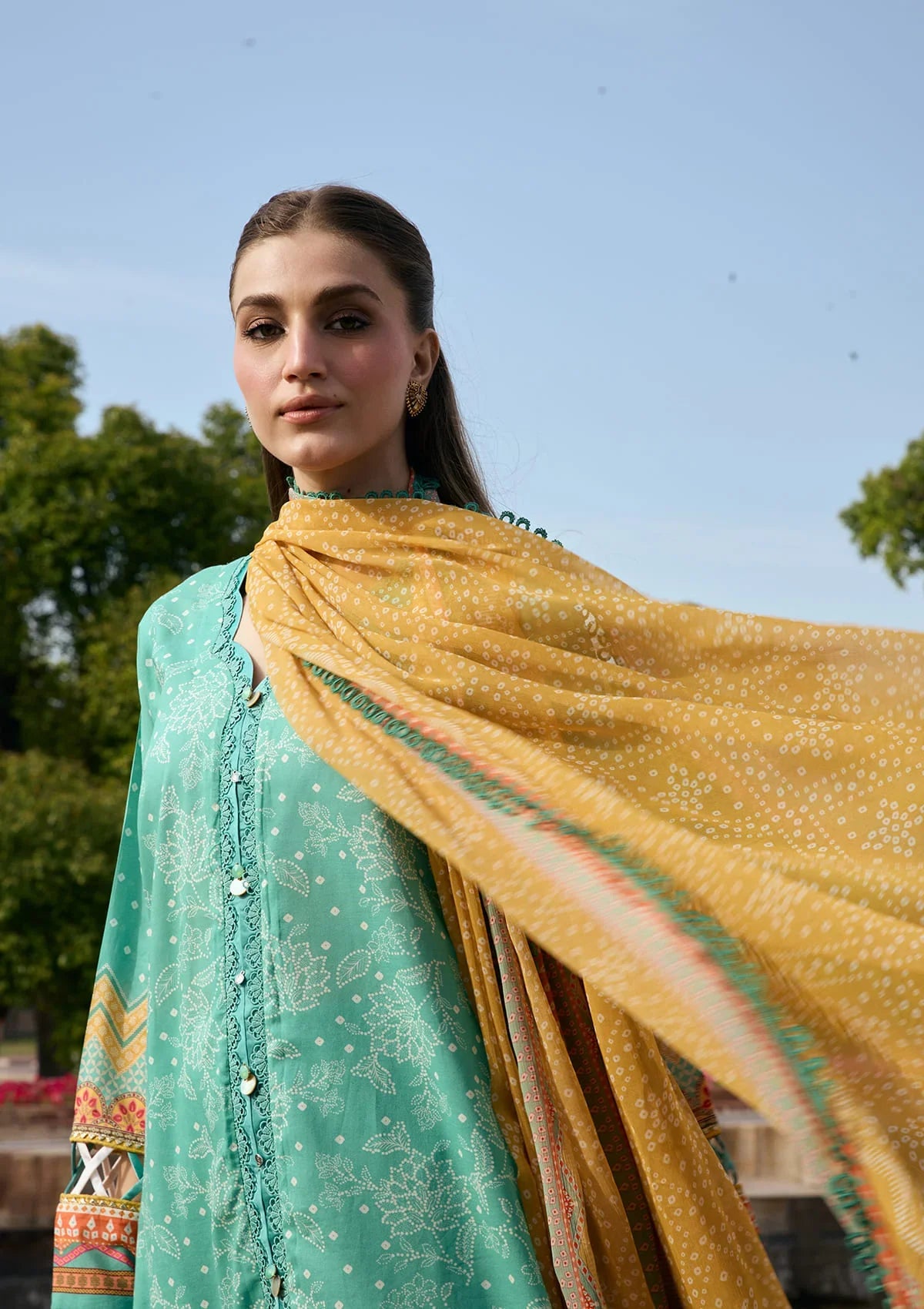 Kahf | Aangan Prints Chiffon '26 | Nazish
