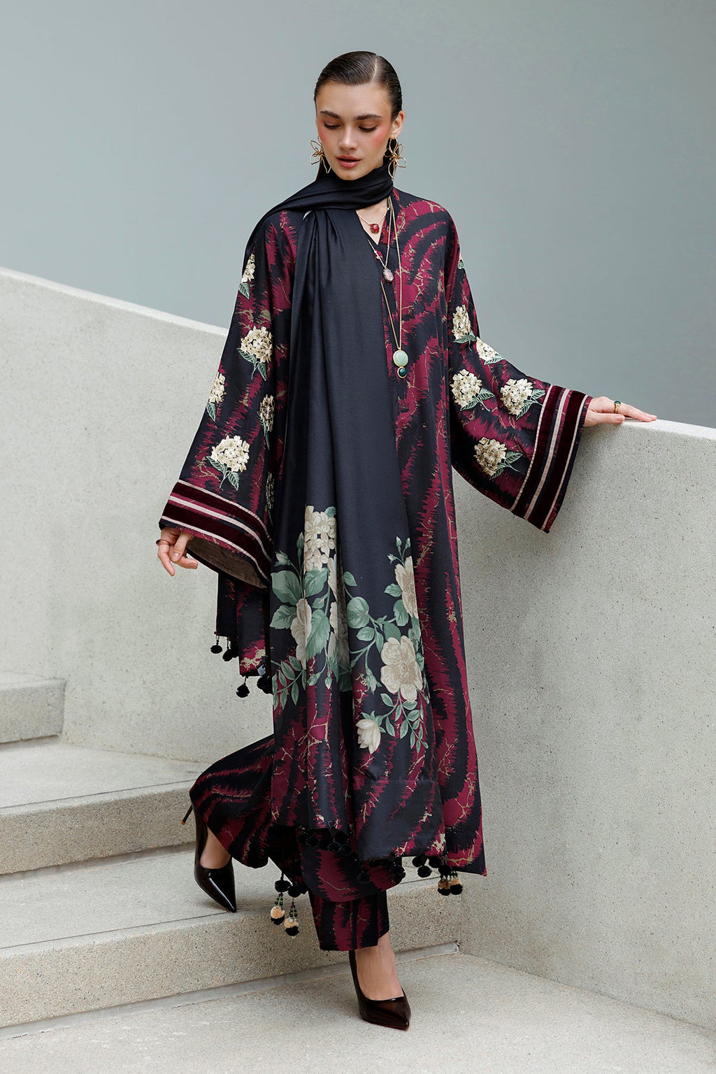 Baroque | Digital Printed Viscose Winter | SF-4568