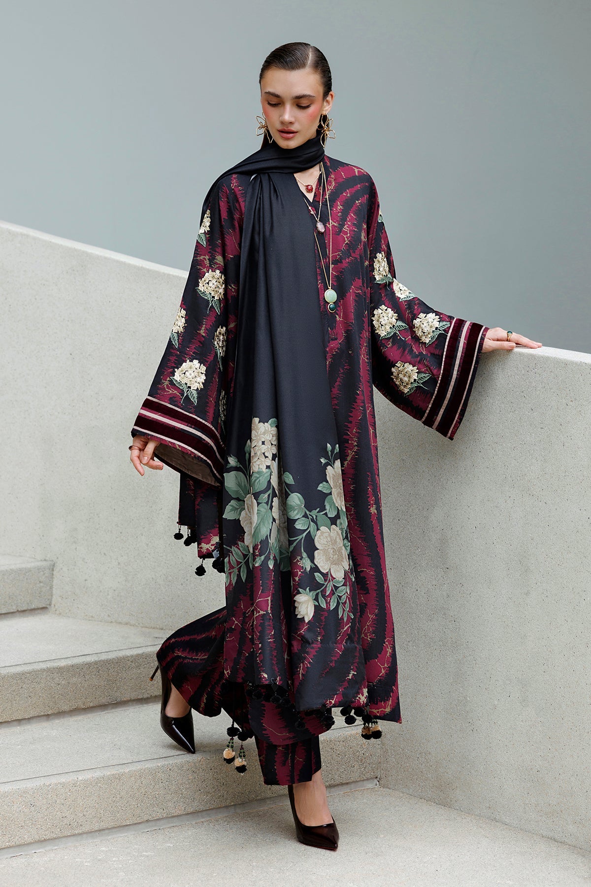 Baroque | Digital Printed Viscose Winter | SF-4568