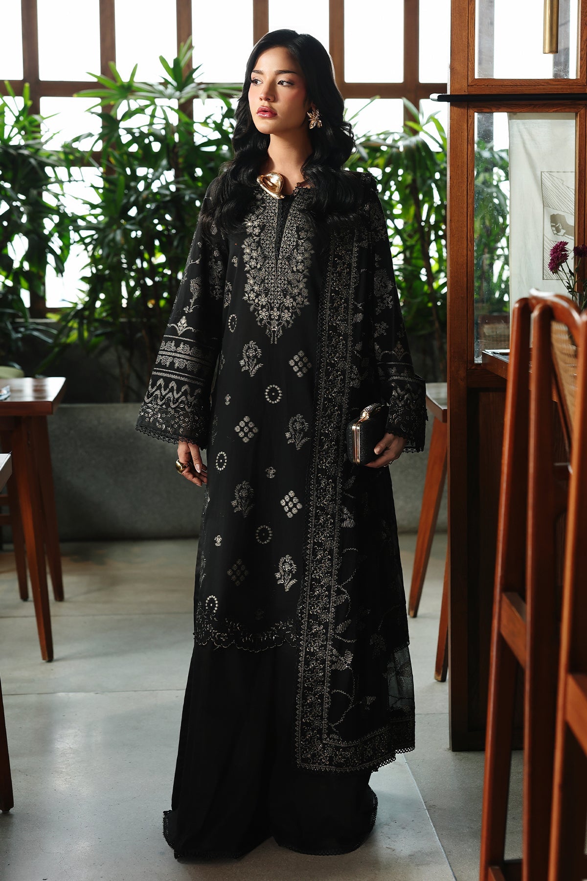 Nureh | Maya Embroidered Jacquared | NJ-112